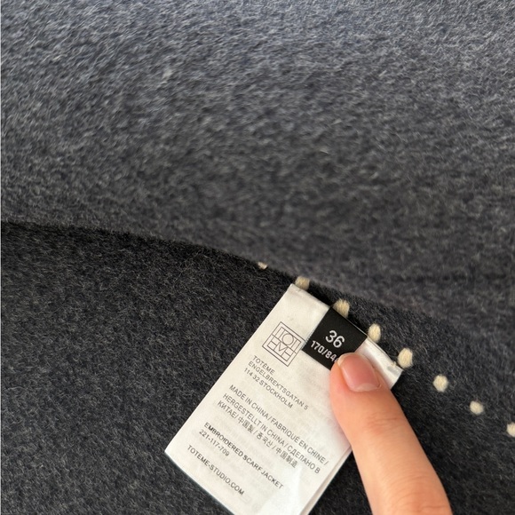 Toteme fringe scarf jacket - Picture 3 of 4